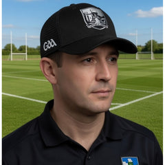 Limerick GAA Baseball Cap Unisex (Black Silver)