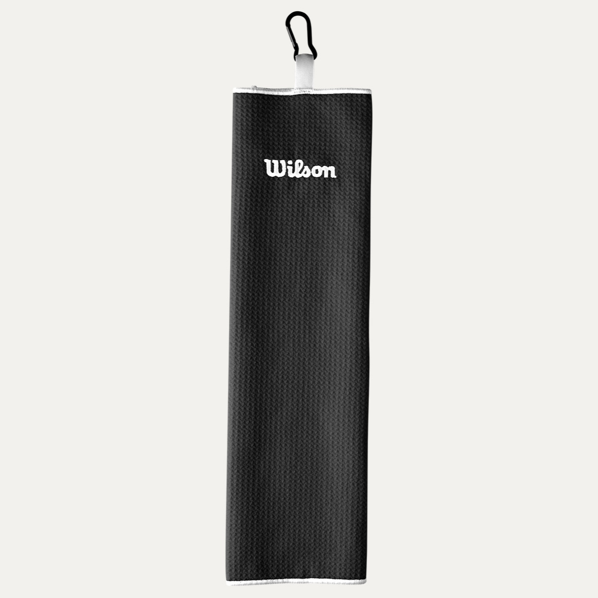 Wilson Tri Fold Golf Towel (Black)