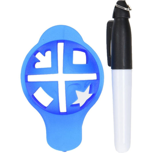 Legend Golf Ball Marker Set (Black Blue)