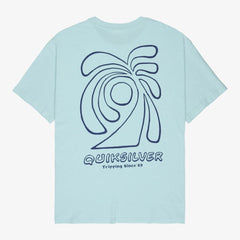 Quiksilver Curve Palm T-Shirt Men's (Blue Haze BGA0)