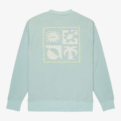 Quiksilver Salt Water Graphic Sweater Men's (Blue Haze BGA0)