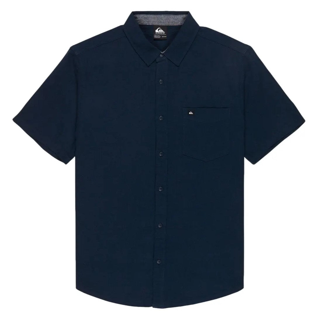 Quiksilver Time Box Short Sleeve Shirt Men's (Dark Navy KTP0)