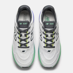 New Balance 1080 V15 Running Shoes Men's (White Green)