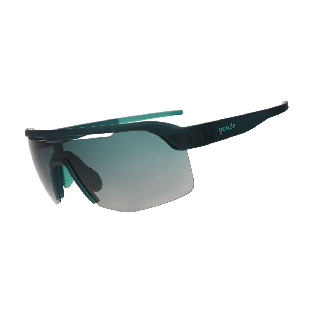Goodr Electric Zen Machine Sunglasses (Teal Green)