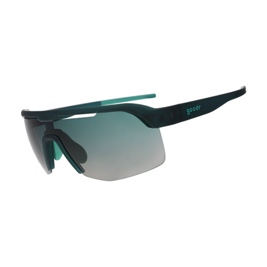 Goodr Electric Zen Machine Sunglasses (Teal Green)