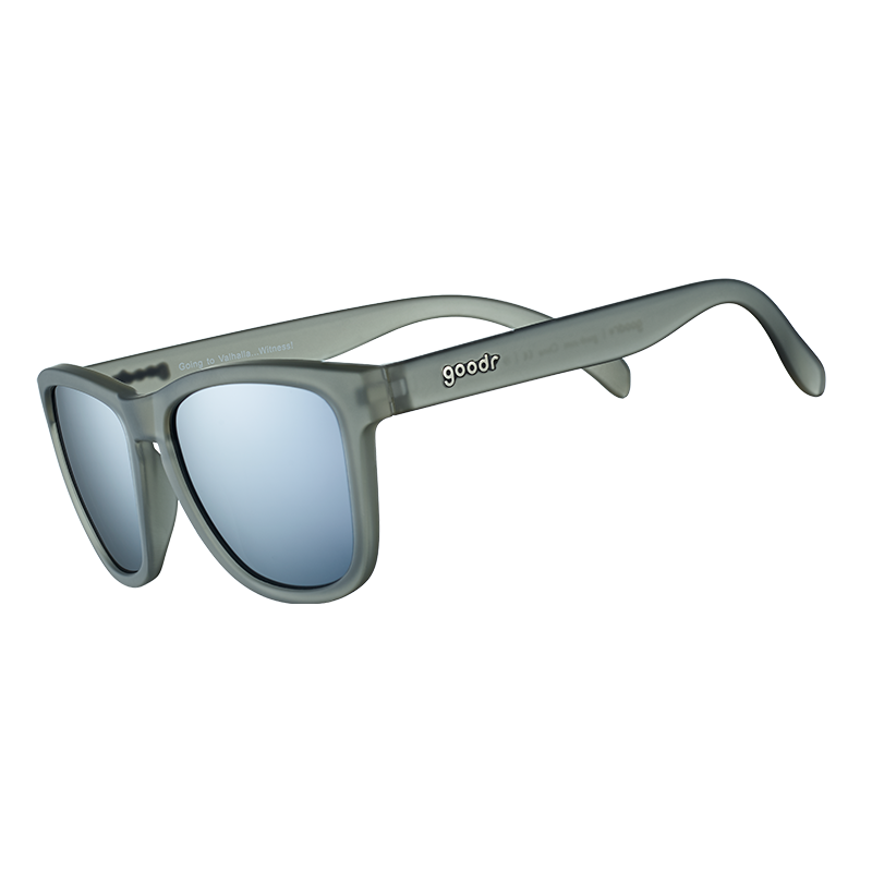 Goodr Going To Valhalla Witness Sunglasses (Grey Chrome Mirrored)