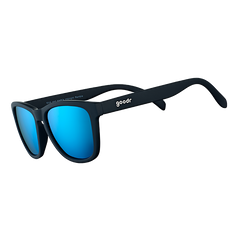 Goodr Mick And Keith's Midnight Ramble Sunglasses (Black Blue Mirrored)