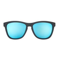 Goodr Mick And Keith's Midnight Ramble Sunglasses (Black Blue Mirrored)
