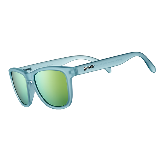 Goodr Sunbathig With Wizards Sunglasses (Blue Gold Mirrored)