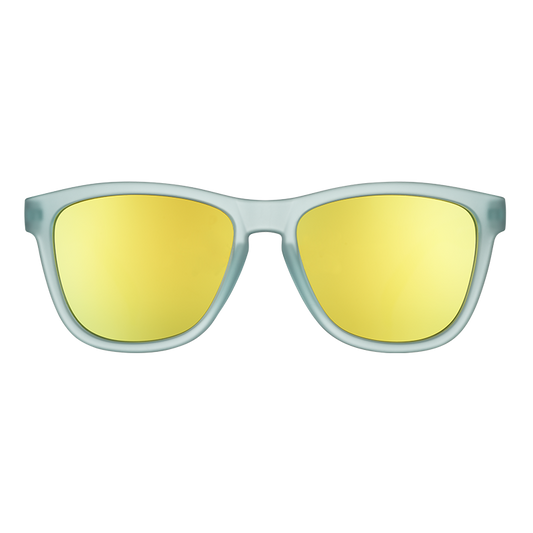 Goodr Sunbathig With Wizards Sunglasses (Blue Gold Mirrored)