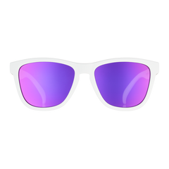 Goodr Side Scroll Eye Roll Sunglasses (White Purple)