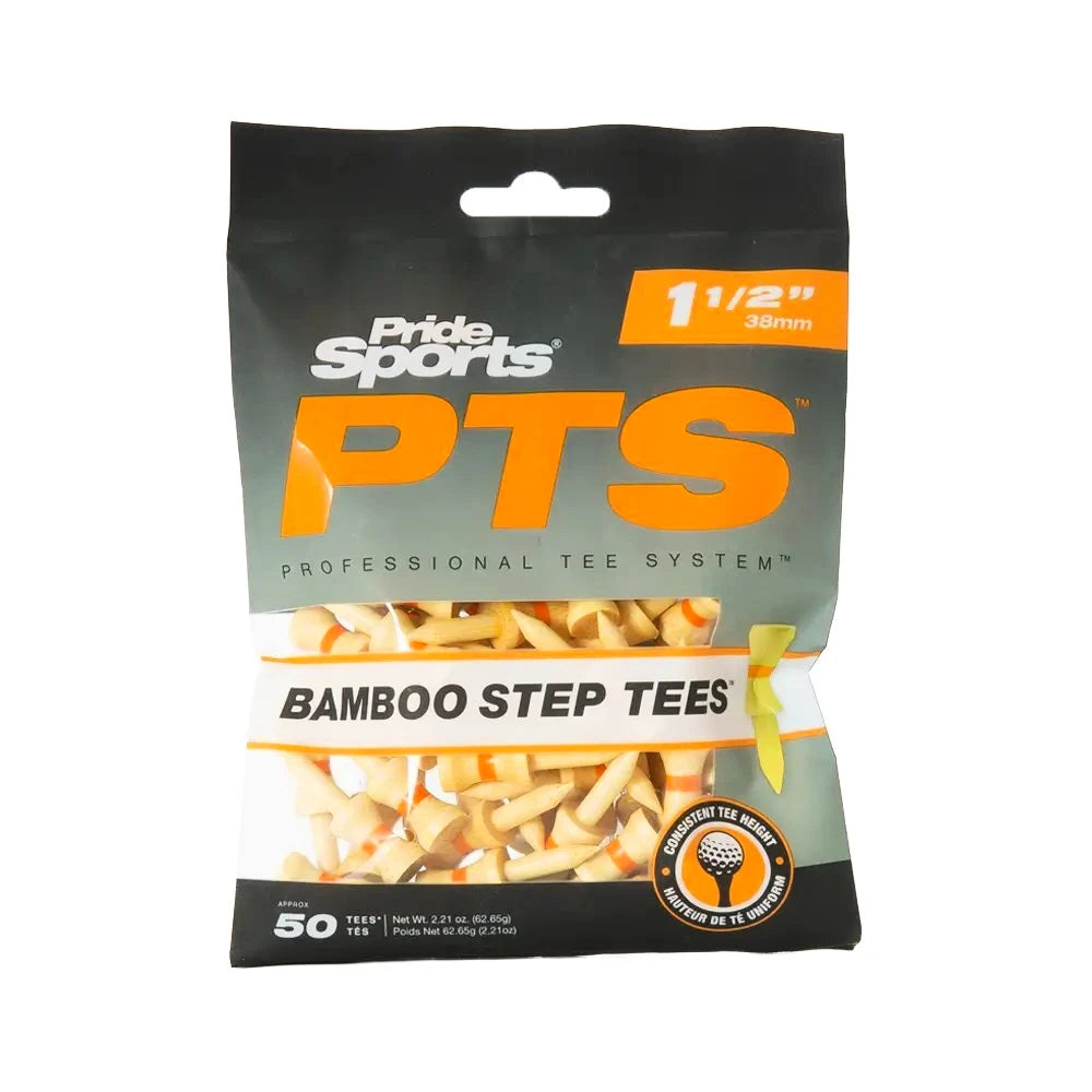 Pride PTS 1 1/2" Bamboo Step Tees (Orange)