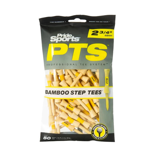 Pride PTS 2 3/4" Bamboo Step Tees (Yellow)