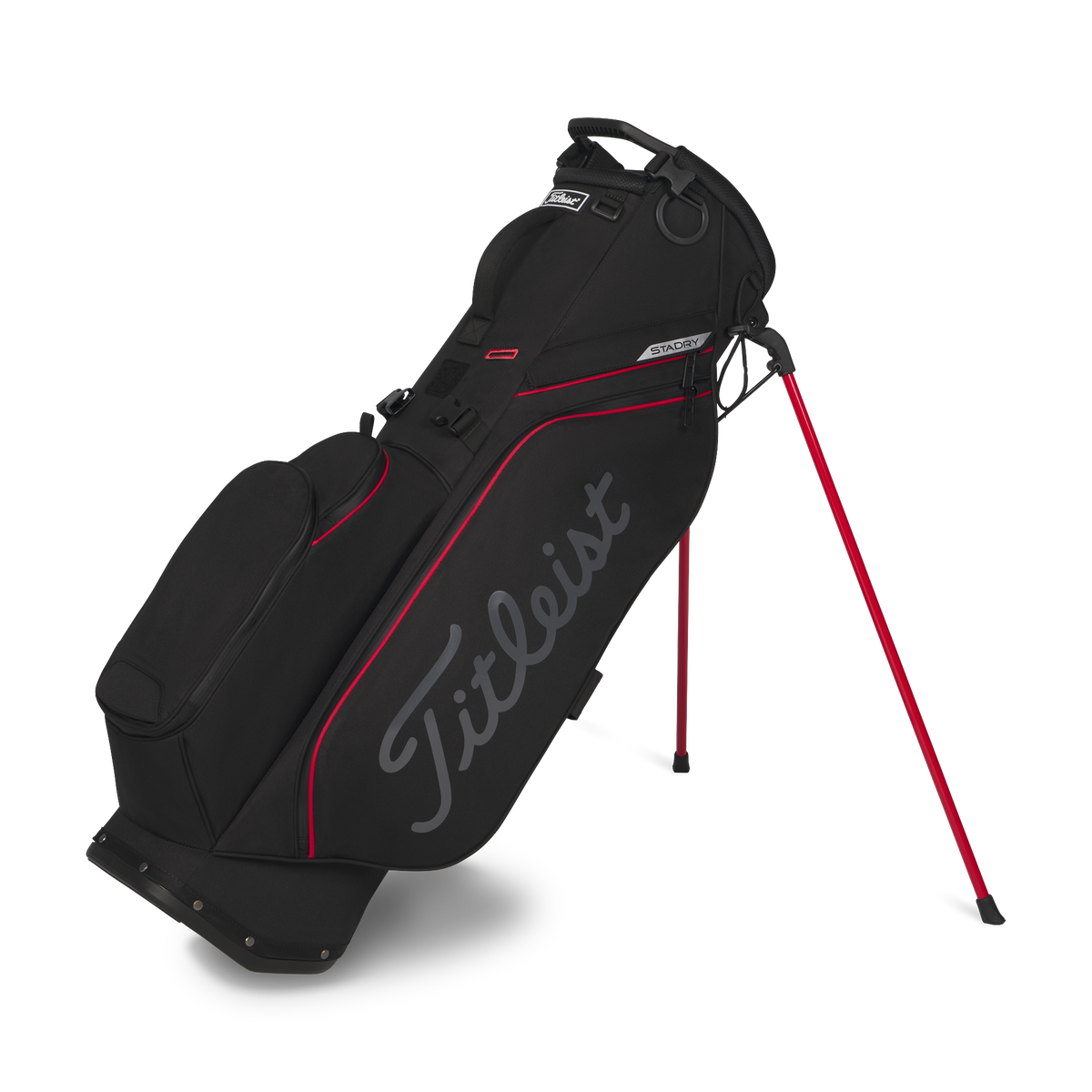 Titleist Players 4 StaDry Stand Bag 2026 (Black Red Graphite 062)