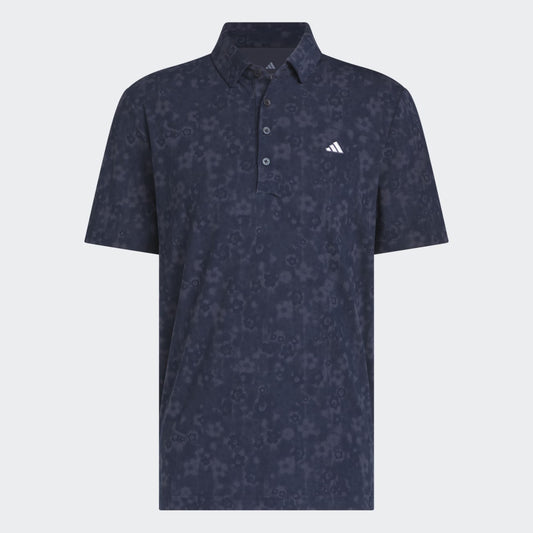 Adidas Ultimate 365 Climacool Butterspun Print Polo Shirt Men's (Navy KU1175)