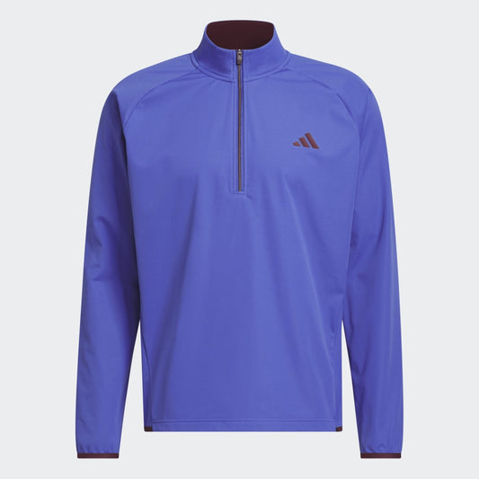 Adidas Ultimate Durable Water Repellant Wind Quarter Zip Men's (Blue KV1322)