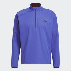 Adidas Ultimate Durable Water Repellant Wind Quarter Zip Men's (Blue KV1322)