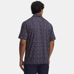 Under Armour Playoff 3.0 Print Golf Polo Men's (Midnight Navy Posh Pink 431)