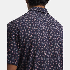Under Armour Playoff 3.0 Print Golf Polo Men's (Midnight Navy Posh Pink 431)