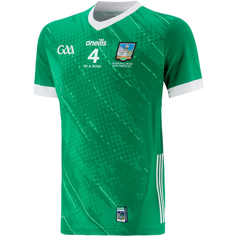 O'Neills Limerick GAA 4 in a Row Jersey (Green White)