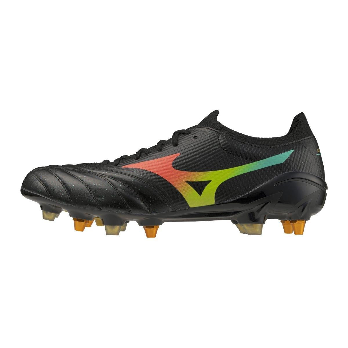 Mizuno Morelia Neo V Elite Mix SG Rugby Boots Men's (Black Orange)