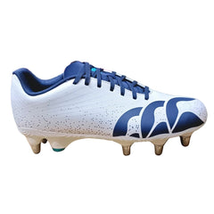 Canterbury Stampede Groundbreak Team SG Rugby Boots Men's (White Navy)