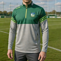 O'Neills Limerick Players Range 184 Half Zip Top Kid's (Silver Bottle Green)