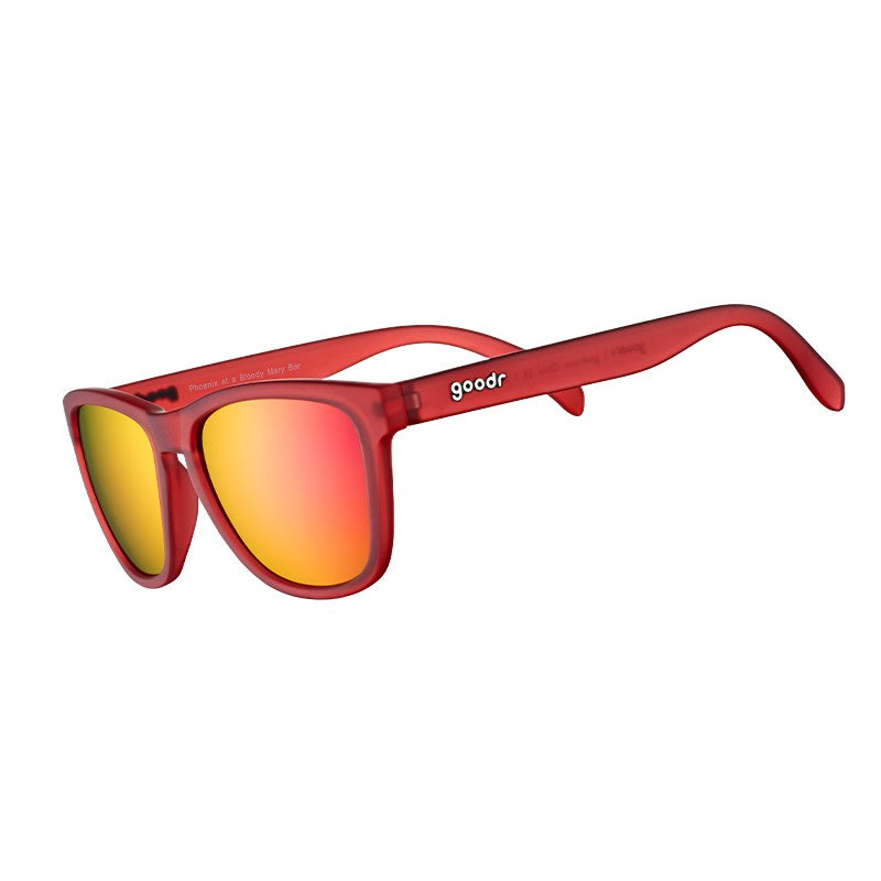 Goodr Phoenix At A Bloody Mary Sunglasses Unisex (Red)