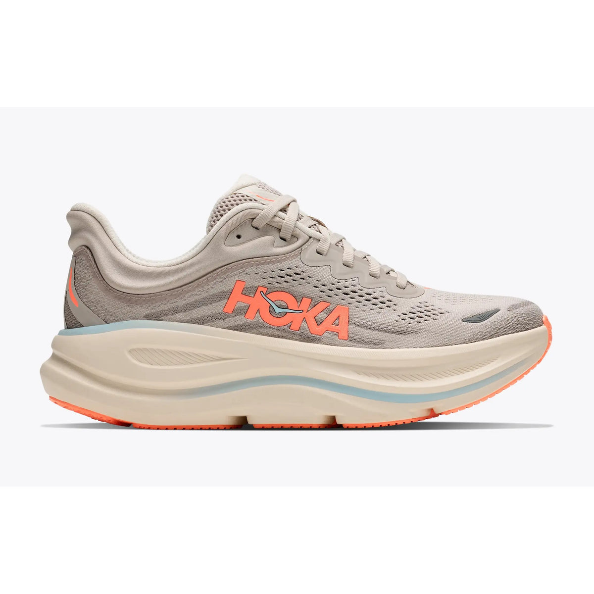 Hoka Bondi 9 Running Shoes Women's (River Rock Grey)