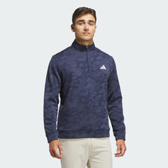Adidas Ultimate365 Durable Waterproof Quarter Zip Top Men's (Navy KW1747)