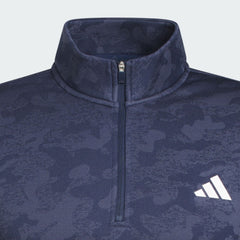 Adidas Ultimate365 Durable Waterproof Quarter Zip Top Men's (Navy KW1747)