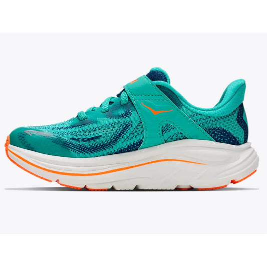 Hoka Clifton 10 Running Shoes Kid's (Blue NCQ)