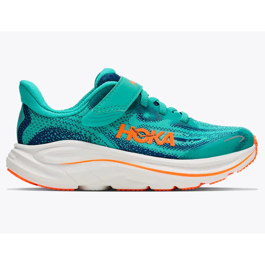 Hoka Clifton 10 Running Shoes Kid's (Blue NCQ)