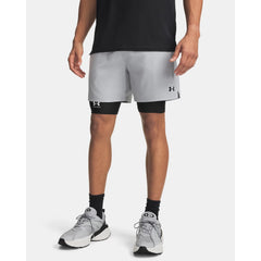 Under Armour Vanish Woven 2.0 6 Inch Shorts Men's (Mod Grey Black 011)
