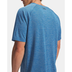 Under Armour Tech Textured T-Shirt Men's (Aegean Blue Black 430)