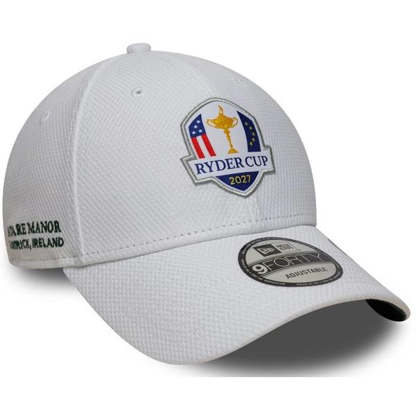 New Era Diamond Ryder Cup Europe 2027 9FORTY Adjustable Cap – Adults | White