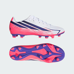Adidas F50 Hyperfast FG/MG Football Boots Men's (White Purple KJ0990)