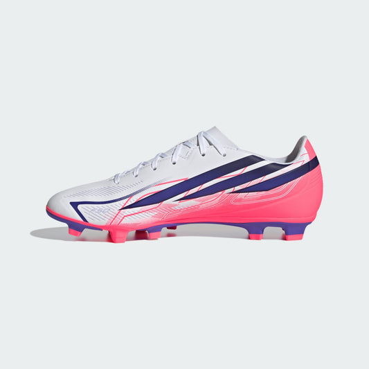 Adidas F50 Hyperfast FG/MG Football Boots Men's (White Purple KJ0990)
