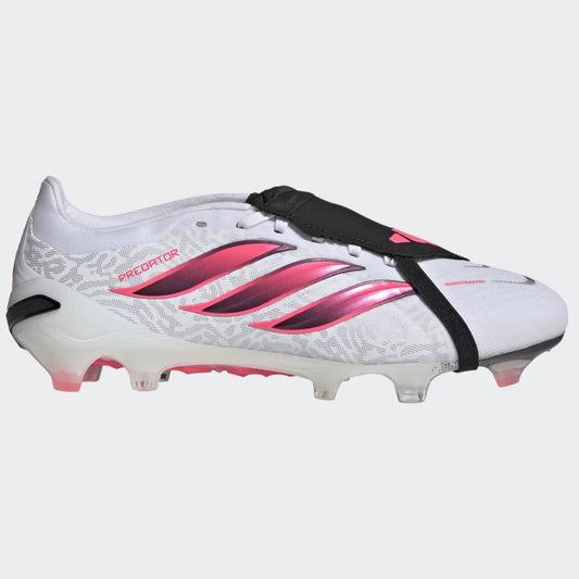 Adidas Predator Pro Fold Over Tongue FG Football Boots Men's (White Purple IH7234)