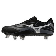 Mizuno Waitangi Pro SG Rugby Boots Men's (Black Galaxy Silver)