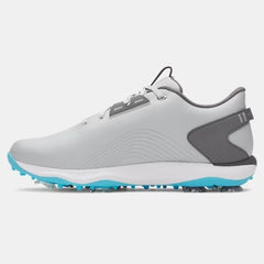 Under Armour Drive Fade 2 Golf Shoes Men's (White Silver 011) Wide Fit