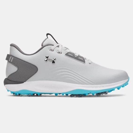 Under Armour Drive Fade 2 Golf Shoes Men's (White Silver 011) Wide Fit