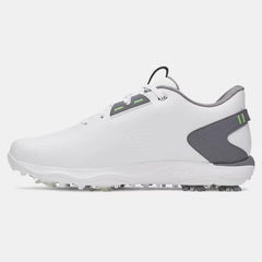 Under Armour Drive Fade 2 Golf Shoes Men's (White Grey 100) Wide Fit