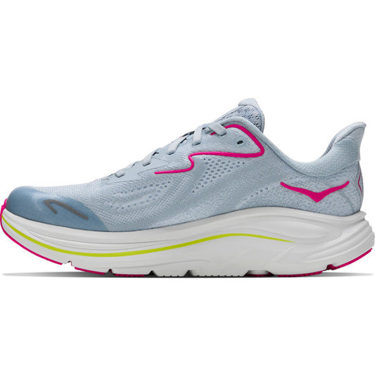 Hoka Clifton 10 Running Shoes Kid's (Grey Pink OND)