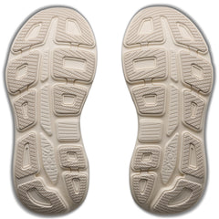 Hoka Bondi 9 Glimmer Running Shoes Women's UK 9.5 (Alabaster Mineral Blue ATRM)
