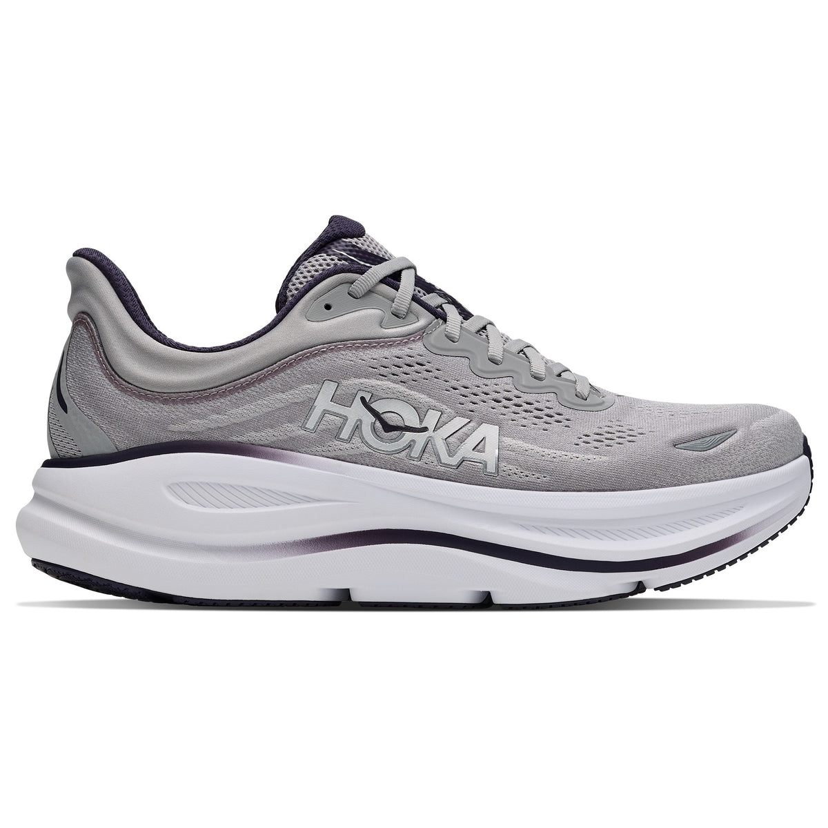 Hoka Bondi 9 Running Shoes Men's (Stellar Grey Squid Ink SYSQ)
