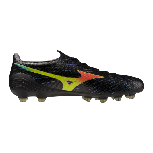 Mizuno Alpha III Elite FG Football Boots Men's (Black Orange)