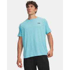 Under Armour Tech Textured T-Shirt Men's (Fresco Blue Black 481)