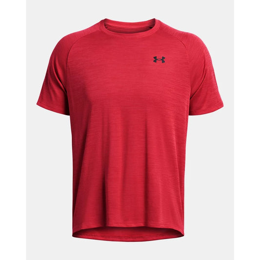 Under Armour Tech Textured T-Shirt Men's (Red Black 600)