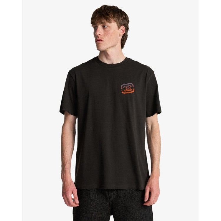 Billabong Crayon Wave T-Shirt Men's (Washed Black WAA)